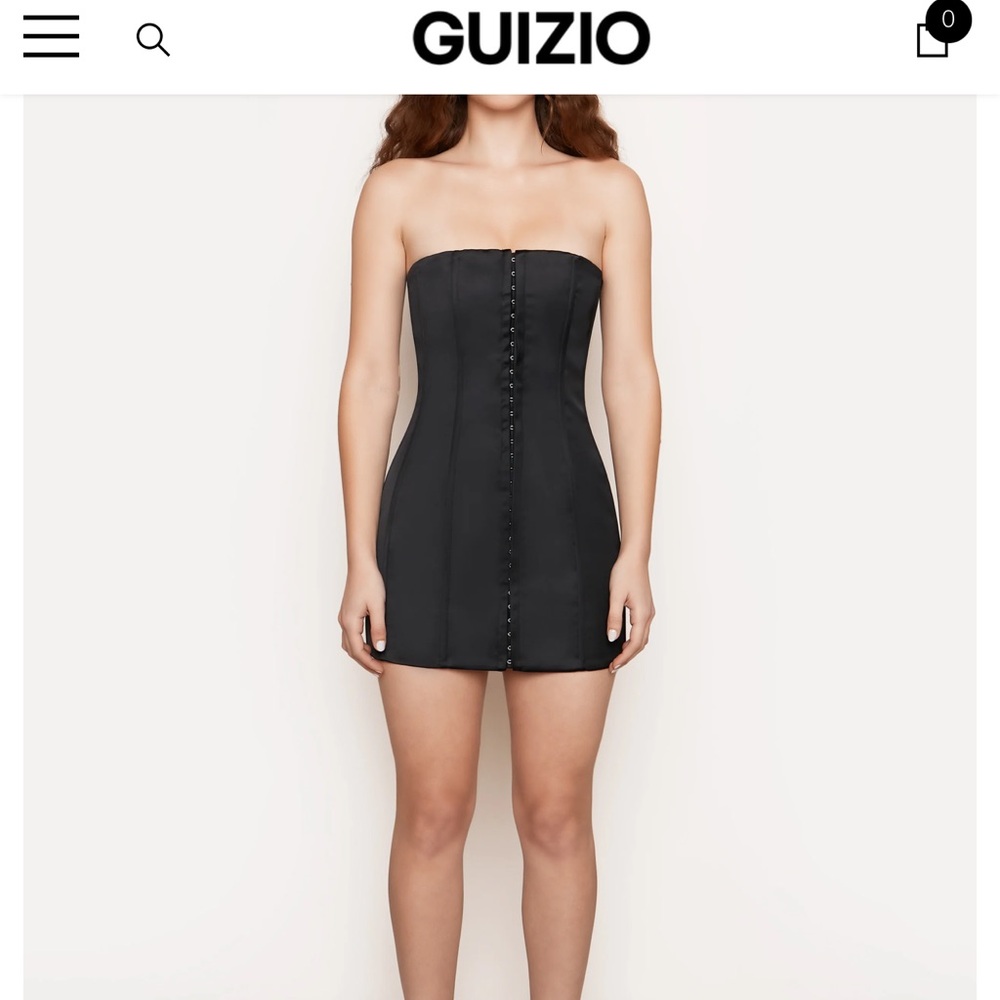 SOLD DO NOT BUY |DANIELLE GUIZIO BLACK CORSET DRESS